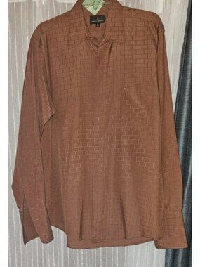 Stacy Adams Brown Dress Shirt